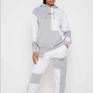 Patchwork Colour Block Hoodie